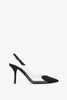 Le coeur 90 black slingbacks