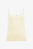 Wool knit tank top