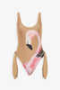 Cut-out one-piece swimsuit