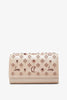 Paloma beige leather clutch