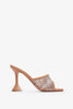 Lupita 95 beige crystal mules