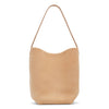 Medium N/S beige nubuck tote bag