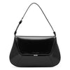 Ami Spazzolato black leather bag