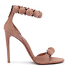 Beige Suede Bomb Sandals