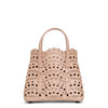 Mina 16 vienne vague beige leather tote bag