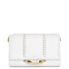 The Story whipstitch leather shoulder bag