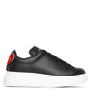 Black classic heart sneakers