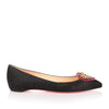 Coramia Flat black glitter ballerina