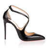 Crissos 100 black leather pump
