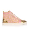 Bip Bip pink and gold suede sneaker