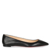 Ballalla black leather ballerina