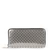 Panettone silver leather studded wallet