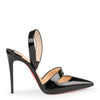 Actina 100 black patent leather pumps