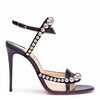 Galeria 100 nappa shiny black sandals