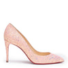 Pigalle Follies 85 pink glitter pumps