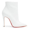 So Kate 100 White Leather Booties