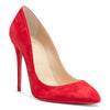 Eloise 100 Red Suede Pumps