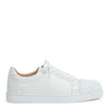 Vieira white leather spike sneakers