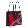 Cabata love patent black tote bag