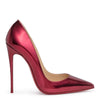 So Kate 120 metallic red patent leather pumps