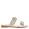 Myradiam flat liege pepite silver flat sandals