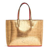 Cabata Liege Pepite gold cork tote