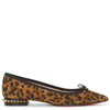 Hall leopard suede flats