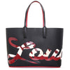 Cabata logo transparant black tote