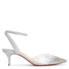 Spikaqueen 55 PVC blue glitter pumps