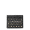 Kios black leather card holder