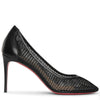 Filomena 85 mesh and leather pumps