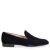 Marcel navy velvet loafer