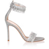 Caribe silver glitter sandal