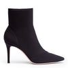 Black stretch 85 ankle boots