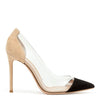 Plexi 105 black and light beige pumps
