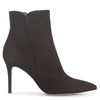 Levy dark brown suede ankle boots