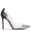 Plexi 105 silver and black pumps