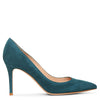 Gianvito 85 teal suede pumps