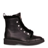 Glenn black leather biker boot