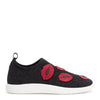 Alena Bouche Black Glitter Sneakers