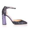 Mabel 95 purple glitter pump