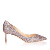 Romy 60 pink glitter pump