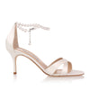 Calla Pearl ivory satin sandal