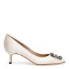 Hangisi 50 ivory satin pump