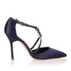 Seneca 105 satin navy pump
