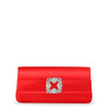 Gothisi red satin clutch