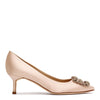 Hangisi 50 satin nude pumps