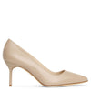 BB 70 beige leather pumps