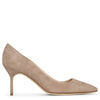 BB 70 dark nude suede pumps