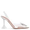 Begum crystal embellished transparent pvc pumps